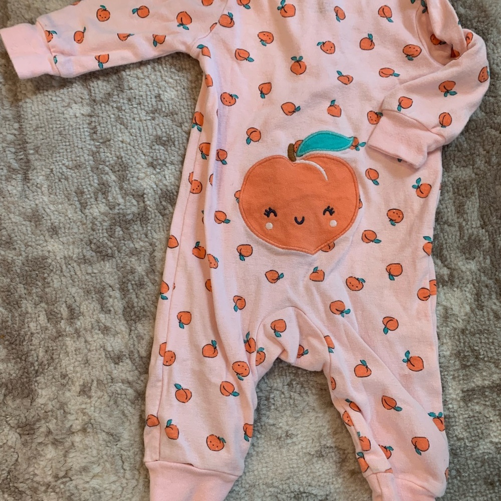Carter’s peach pajamas